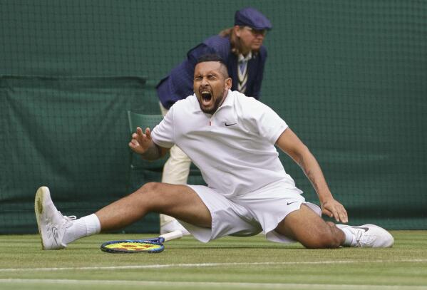 More slipping sliding at Wimbledon even without any rain AP News